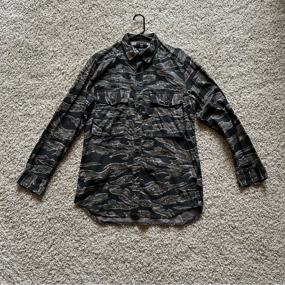 Zara casual button down shirt